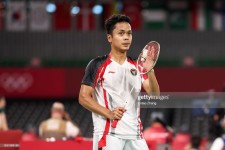 Langkah Ginting Terhenti di Perempat Final All England 2022   