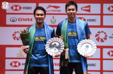 Mohammad Ahsan dan Hendra Setiawan Berhasil Meraih Gelar Runner Up Pada BWF World Tour Finals 2022