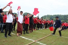 Meriahkan HUT Kota Denpasar ke-235, OPD Menggelar Lomba Tarik Tambang