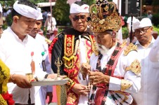 Pemkot Denpasar Gelar Tawur Agung Kesanga  di Kawasan Catus Pata Patung Catur Muka dalam Rangkaian Nyepi