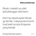 Lagi! Honda Kembali Membuat Pernyataan Terkait Rangka eSAF di Akun Resmi 