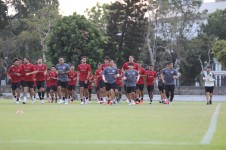 Pemain Timnas Indonesia Hanya Lakukan Latihan Pemulihan,Jelang Kontra Brunei Darussalam