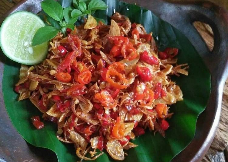 Resep Makanan Khas Bali, Cara Membuat Sambal Embe yang Nikmat