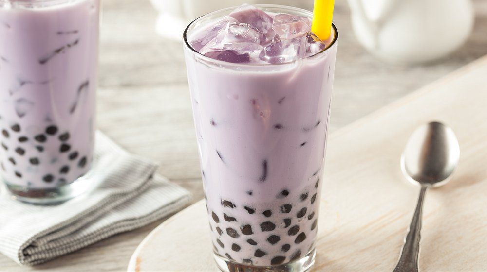 Fresh Drink Recipes, How to make Taro Milk Tea Eliminate Thirst